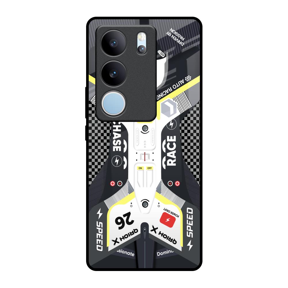 Car Enthusiast Vivo V29 Pro 5G Glass Back Cover Online