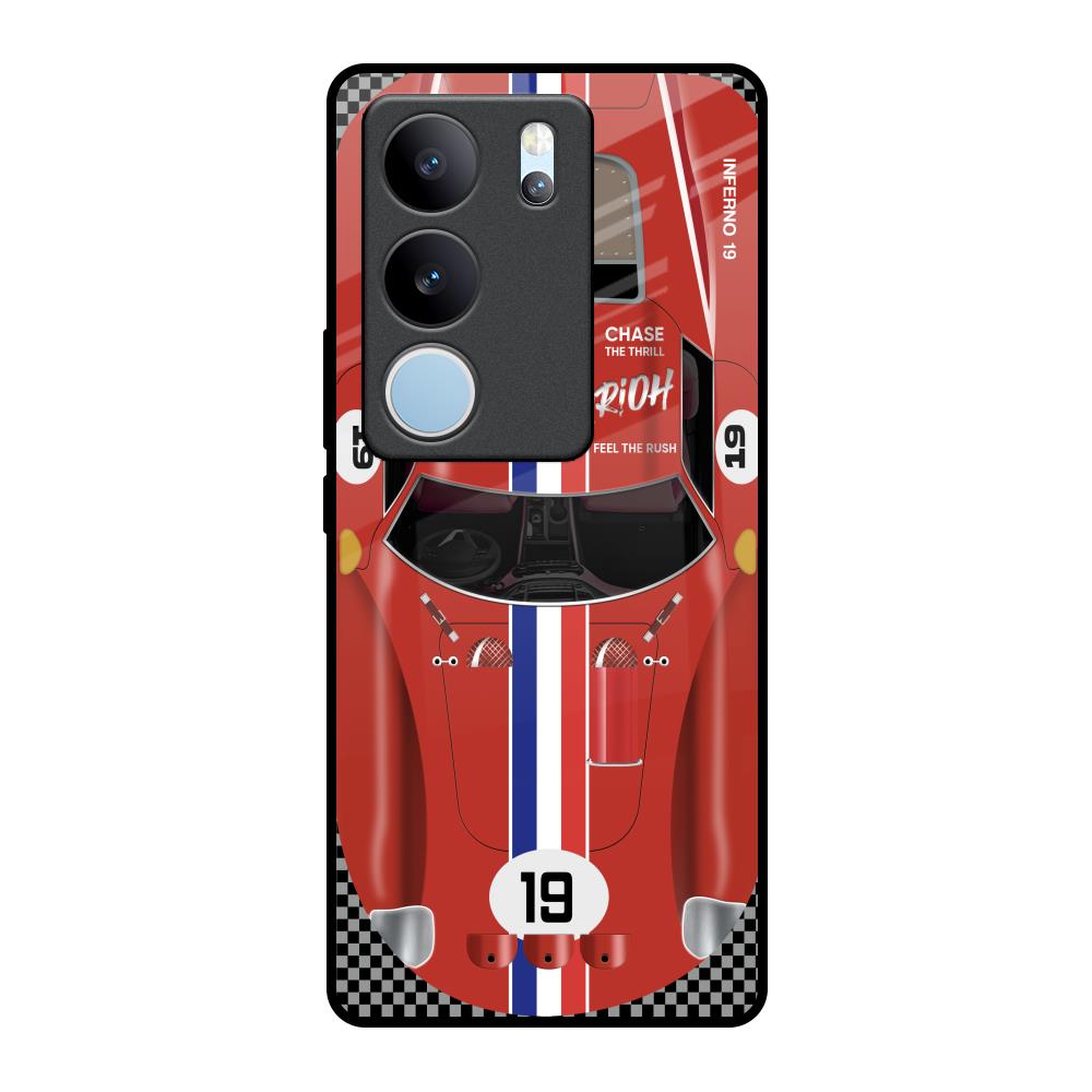 Racing Vintage Vivo V29 Pro 5G Glass Back Cover Online