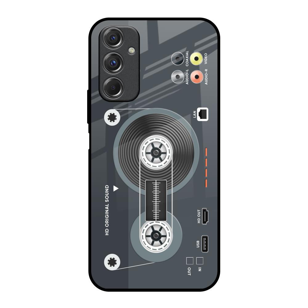 Retro Recorder Samsung Galaxy F34 5G Glass Back Cover Online