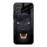 Angry Black Leopard Samsung Galaxy F34 5G Glass Back Cover Online