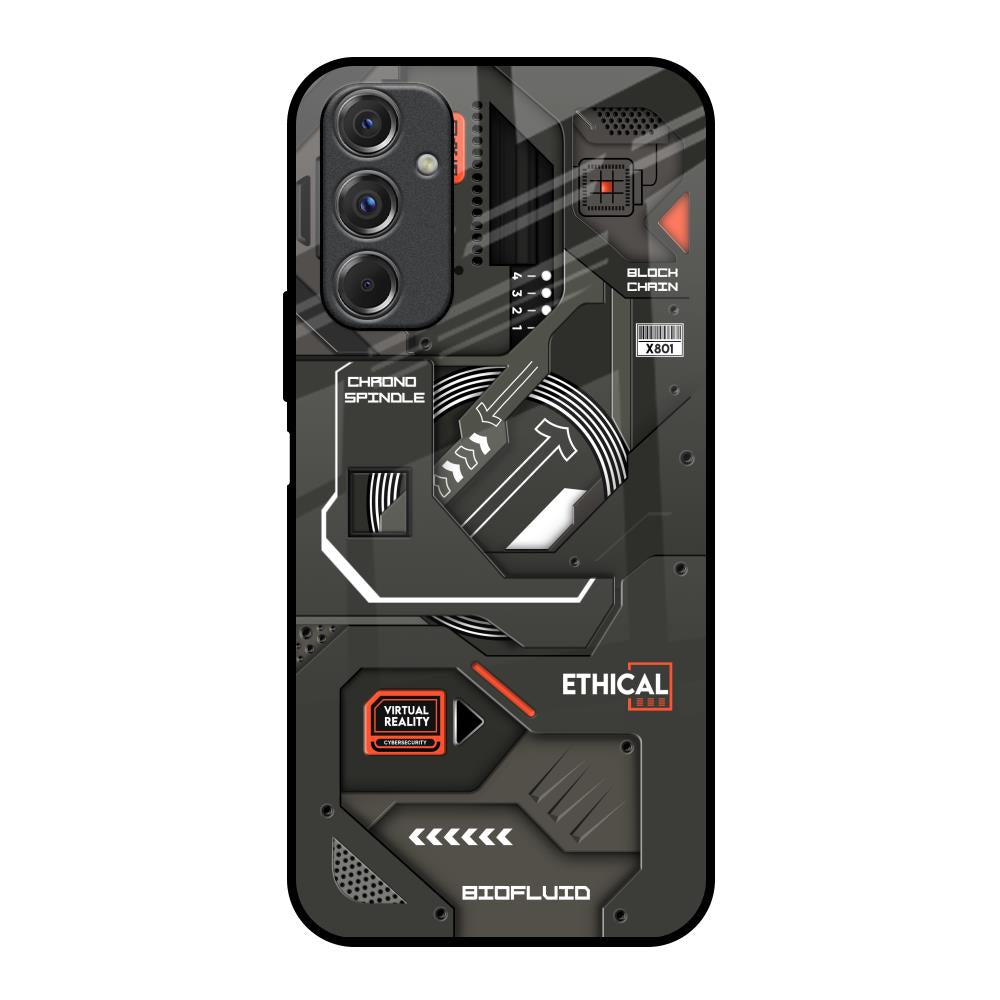 Tech Aesthetics Samsung Galaxy F34 5G Glass Back Cover Online