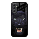 Angry Black Leopard Samsung Galaxy M34 5G Glass Back Cover Online