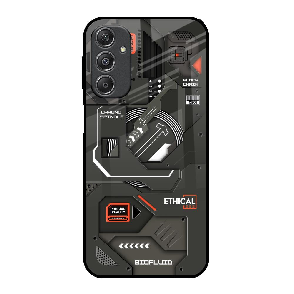 Tech Aesthetics Samsung Galaxy M34 5G Glass Back Cover Online