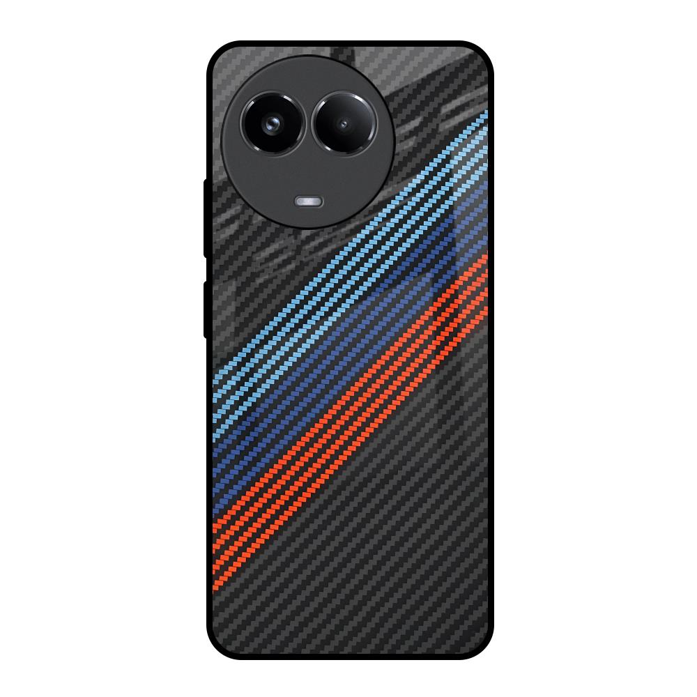 Carbon Inspired Realme 11x 5G Glass Back Cover Online