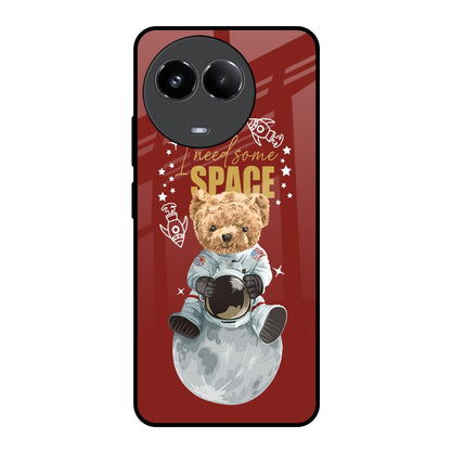 Astronaut Bear Realme 11x 5G Glass Back Cover Online