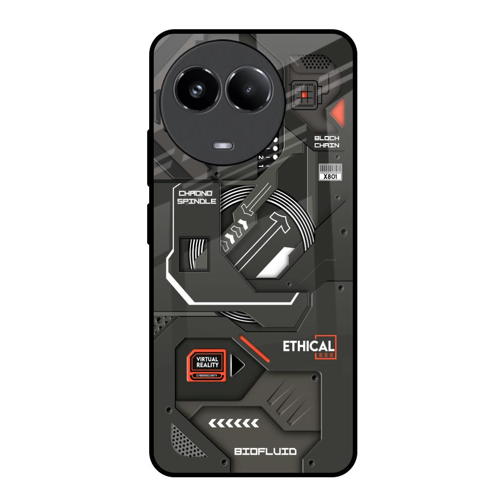 Tech Aesthetics Realme 11x 5G Glass Back Cover Online