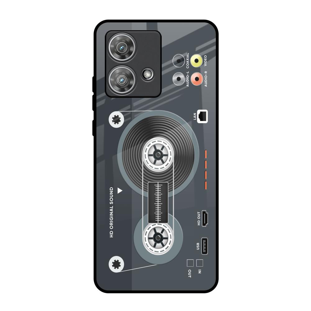 Retro Recorder Motorola Edge 40 Neo Glass Back Cover Online