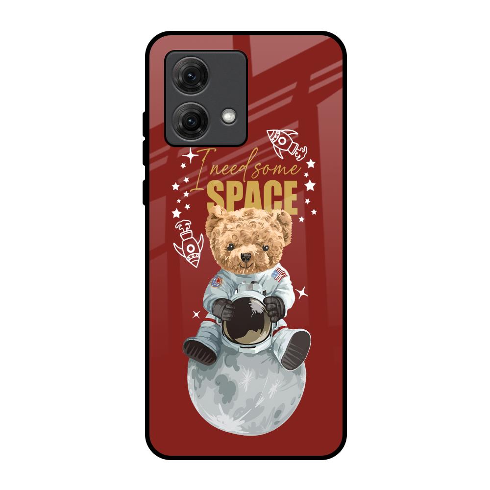 Astronaut Bear Motorola G84 5G Glass Back Cover Online