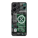 Green Camo Circuit Poco M6 Pro 5G Glass Back Cover Online