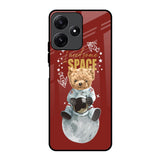 Astronaut Bear Poco M6 Pro 5G Glass Back Cover Online