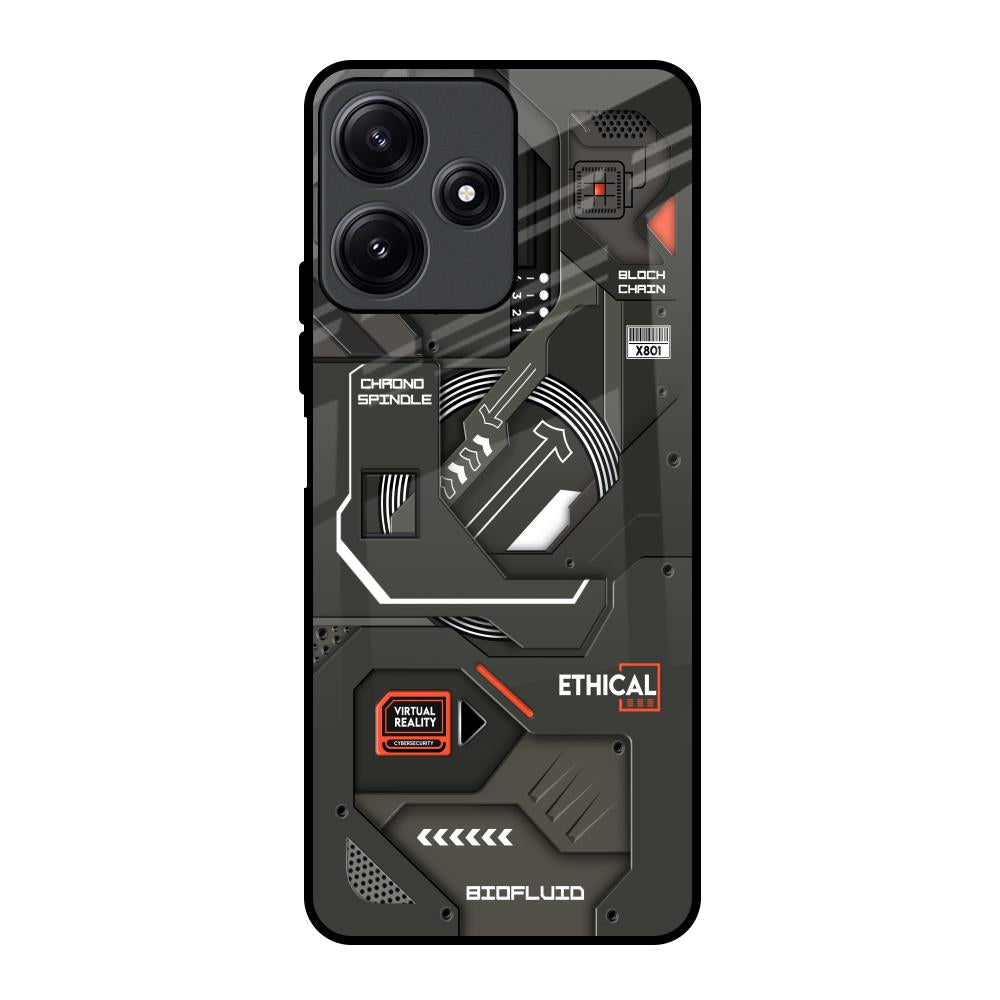 Tech Aesthetics Poco M6 Pro 5G Glass Back Cover Online