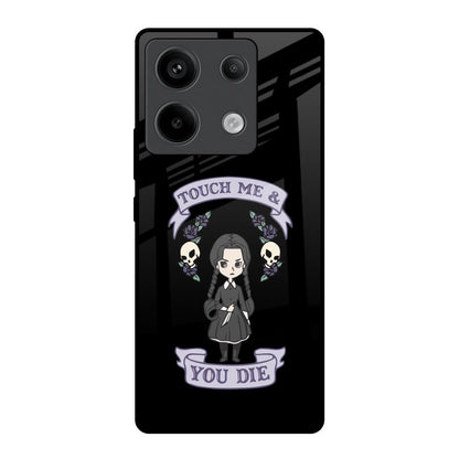 Touch Me & You Die Redmi Note 13 Pro 5G Glass Back Cover Online
