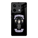 Touch Me & You Die Redmi Note 13 Pro 5G Glass Back Cover Online