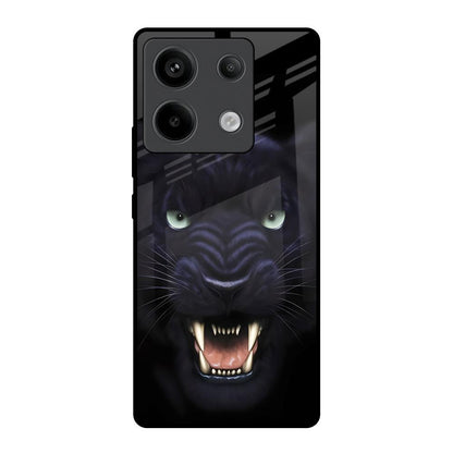 Angry Black Leopard Redmi Note 13 Pro 5G Glass Back Cover Online