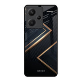 Sleek Golden & Navy Redmi Note 13 Pro Plus 5G Glass Back Cover Online