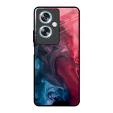 Blue & Red Smoke Oppo A79 5G Glass Back Cover Online
