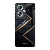 Sleek Golden & Navy Oppo A79 5G Glass Back Cover Online
