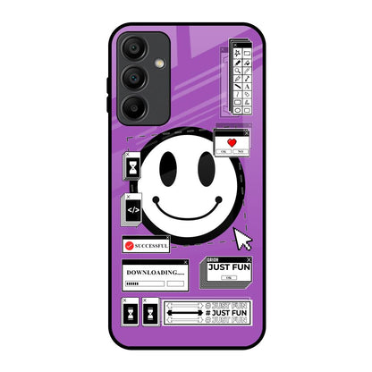 Code with Smile Samsung Galaxy A15 5G Glass Back Cover Online