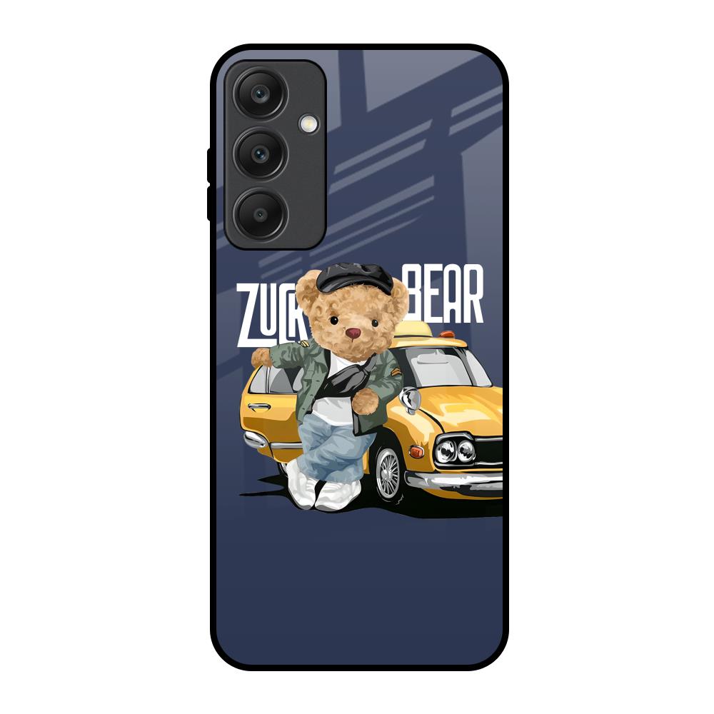 Adventurous Bear Samsung Galaxy A25 5G Glass Back Cover Online