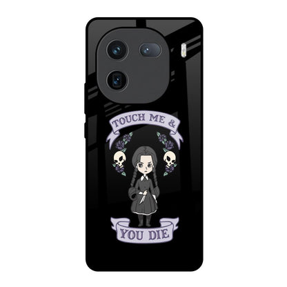 Touch Me & You Die IQOO 12 5G Glass Back Cover Online