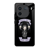 Touch Me & You Die IQOO 12 5G Glass Back Cover Online