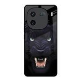 Angry Black Leopard IQOO 12 5G Glass Back Cover Online