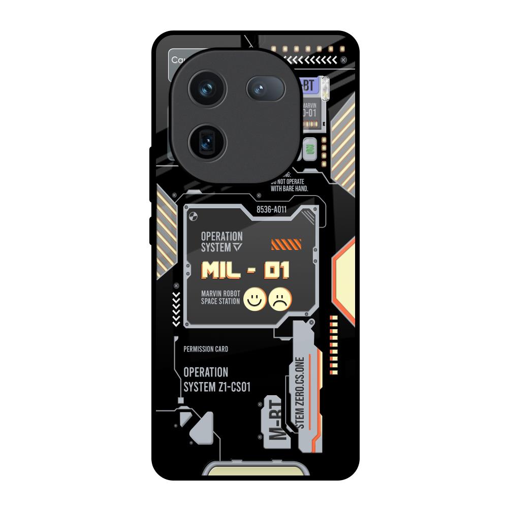 Exposed Parts IQOO 12 5G Glass Back Cover Online