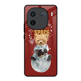Astronaut Bear IQOO 12 5G Glass Back Cover Online