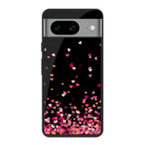 Heart Rain Fall Google Pixel 8 Glass Cases & Covers Online