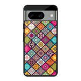 Multicolor Mandala Google Pixel 8 Glass Cases & Covers Online