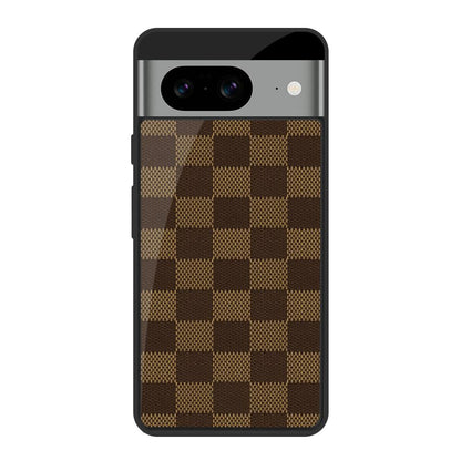 Brown Block Google Pixel 8 Glass Cases & Covers Online