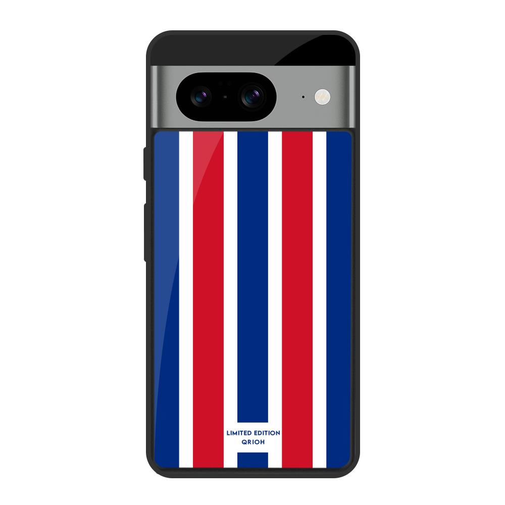 Tricolor Flag Google Pixel 8 Glass Cases & Covers Online