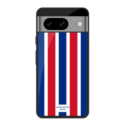 Tricolor Flag Google Pixel 8 Glass Cases & Covers Online