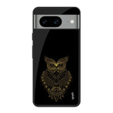 Golden Owl Google Pixel 8 Glass Cases & Covers Online