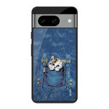 Kitty In Pocket Google Pixel 8 Glass Cases & Covers Online