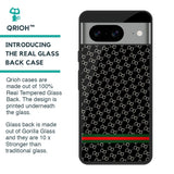 Branded Texture Glass Case for Google Pixel 8