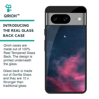 Moon Night Glass Case for Google Pixel 8