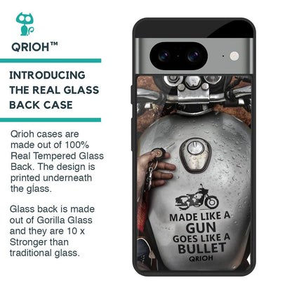 Royal Bike Glass Case for Google Pixel 8