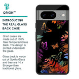 Rainbow Butterfly Glass Case for Google Pixel 8