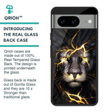 Golden Grey Lion Glass Case for Google Pixel 8