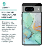 Green Marble Glass Case for Google Pixel 8