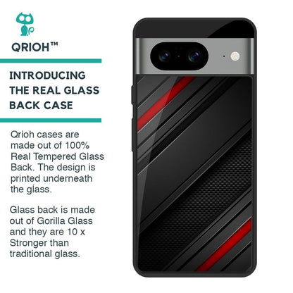 Modern Abstract Glass Case for Google Pixel 8