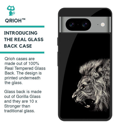 Brave Lion Glass Case for Google Pixel 8