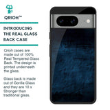 Dark Blue Grungy Glass Case for Google Pixel 8