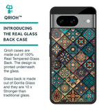 Retro Art Glass Case for Google Pixel 8