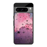 Space Doodles Google Pixel 8 Pro Glass Cases & Covers Online