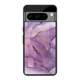 Purple Gold Marble Google Pixel 8 Pro Glass Cases & Covers Online