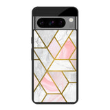 Geometrical Marble Google Pixel 8 Pro Glass Cases & Covers Online