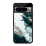 Aqua Green Marble Google Pixel 8 Pro Glass Cases & Covers Online