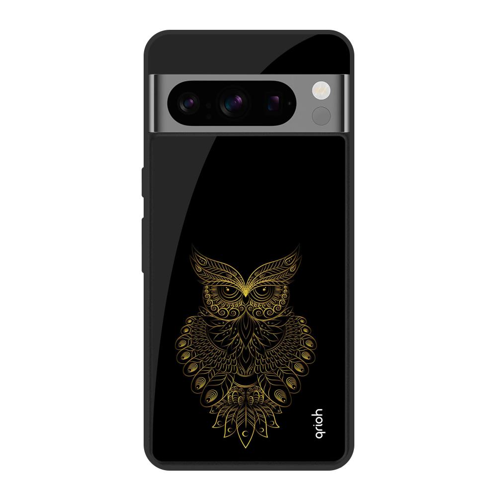 Golden Owl Google Pixel 8 Pro Glass Cases & Covers Online